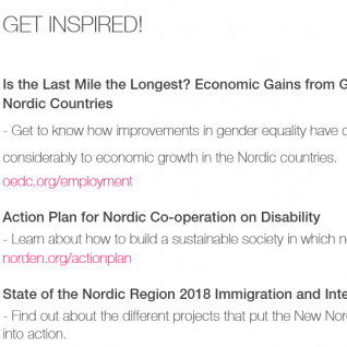Get inspired! Equality The Nordics